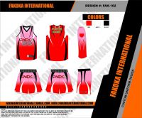 Pink Red Basketball Uniforms